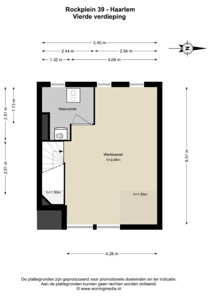rockplein 39, haarlem – plattegrond 4