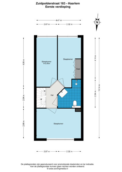 zuidpolderstraat 183, haarlem – plattegrond 4
