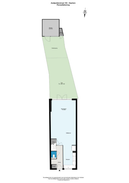 zuidpolderstraat 183, haarlem – plattegrond