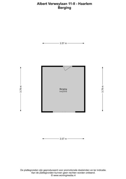 albert verweylaan 11ii, haarlem – plattegrond 5