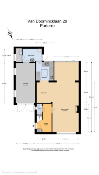 van doornincklaan 29, bennebroek – plattegrond 4