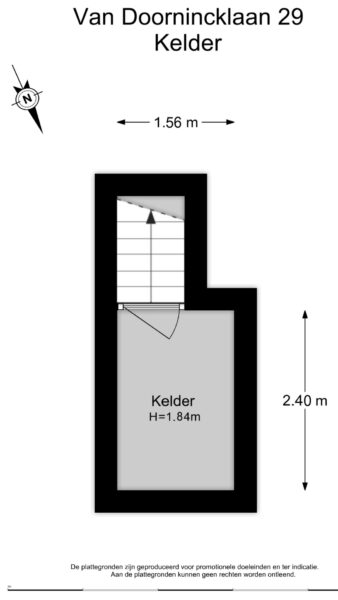 van doornincklaan 29, bennebroek – plattegrond 5