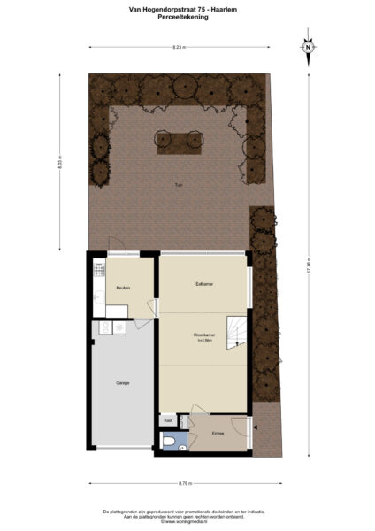 van hogendorpstraat 75, haarlem – plattegrond 2