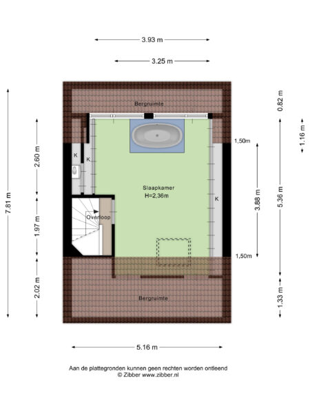 zwanebloembocht 156, velserbroek – plattegrond 5