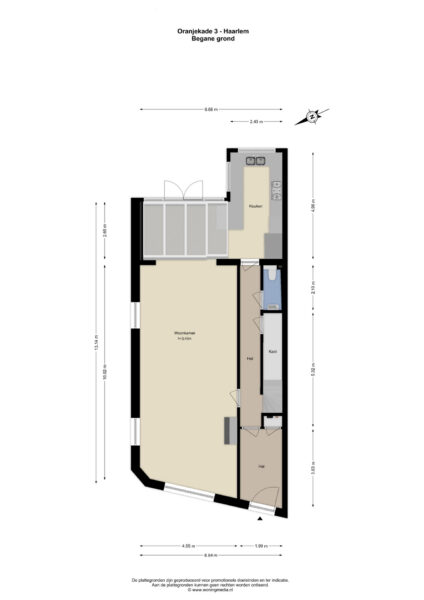 oranjekade 3, haarlem – plattegrond