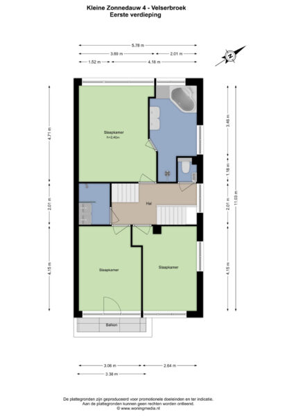 kleine zonnedauw 4, velserbroek – plattegrond 5