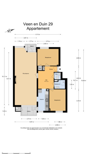 veen en duin 29, bloemendaal – plattegrond 3