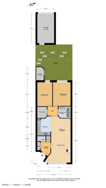 blekersvaartweg 11a, heemstede – plattegrond 2