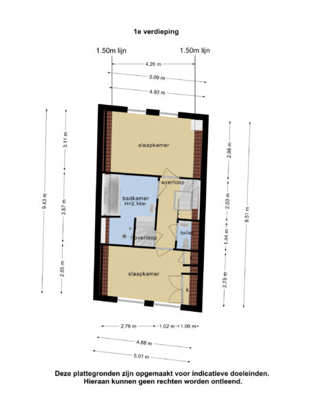 nieuw heiligland 6, haarlem – plattegrond 4