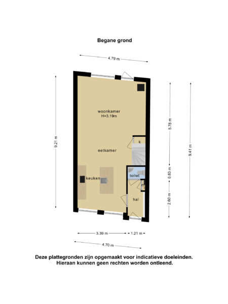 nieuw heiligland 6, haarlem – plattegrond
