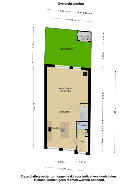nieuw heiligland 6, haarlem – plattegrond 2