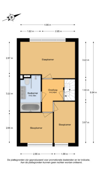 schoollaan 125, bennebroek – plattegrond 3