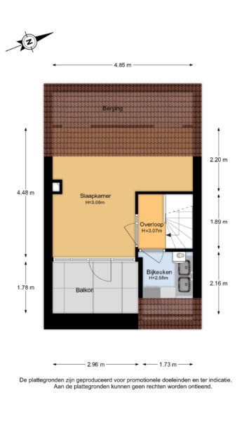 schoollaan 125, bennebroek – plattegrond 4