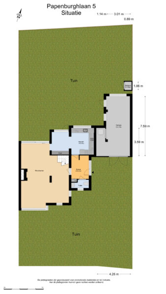 papenburghlaan 5, santpoort zuid – plattegrond 7