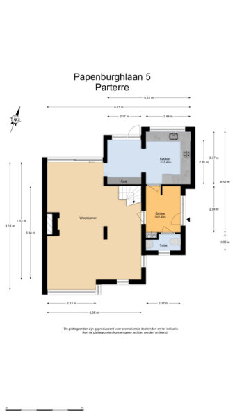 papenburghlaan 5, santpoort zuid – plattegrond 3
