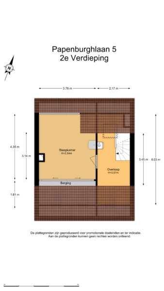 papenburghlaan 5, santpoort zuid – plattegrond 5