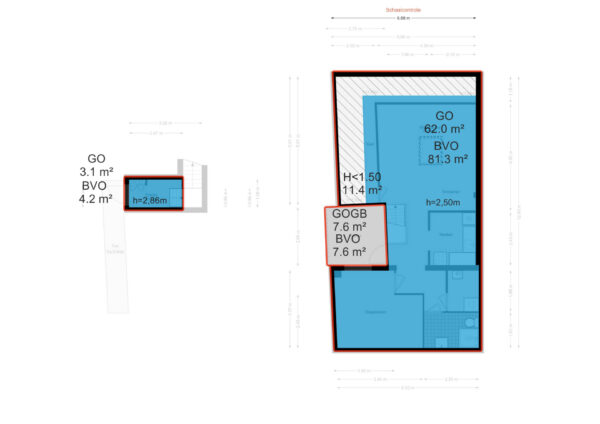 raadhuisstraat 56b, heemstede – plattegrond 3