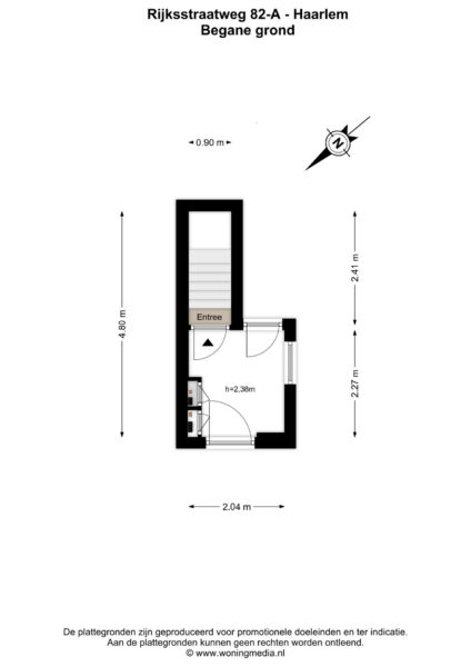 rijksstraatweg 82a, haarlem – plattegrond