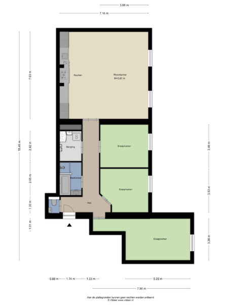 kazerneplein 26, haarlem – plattegrond