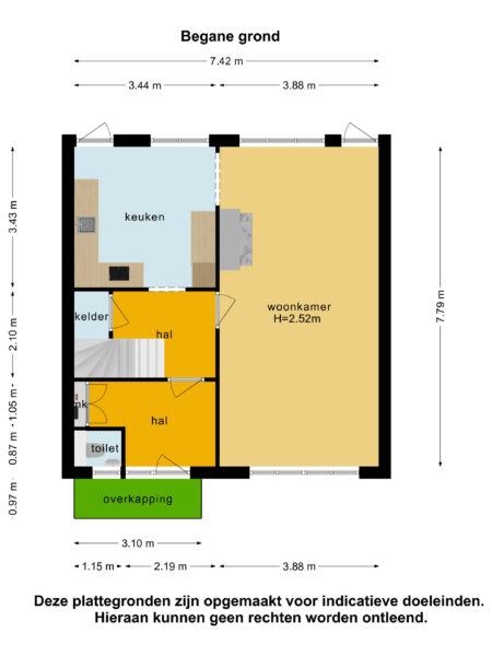 spaarnelaan 15, haarlem – plattegrond
