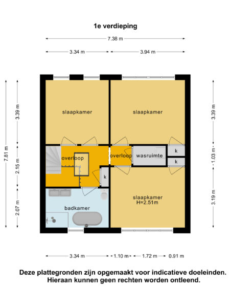 spaarnelaan 15, haarlem – plattegrond 4