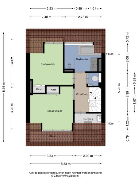 vondelweg 52, haarlem – plattegrond 2