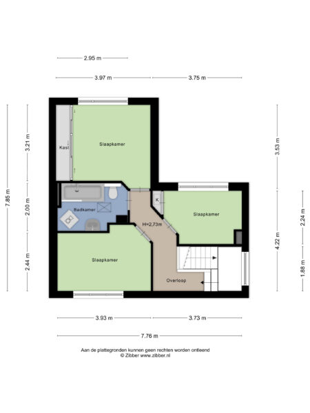 kleverlaan 156, haarlem – plattegrond 6