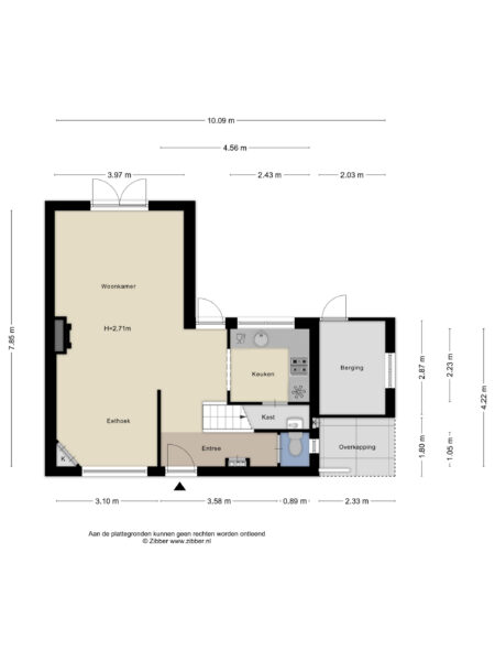 kleverlaan 156, haarlem – plattegrond 4