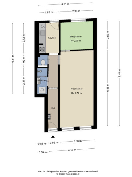 esschilderstraat 12zw, haarlem – plattegrond