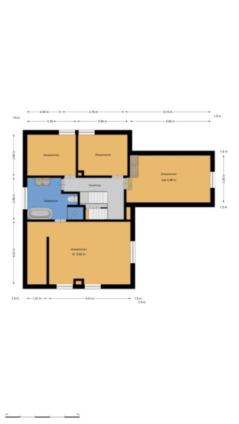 meerweg 73, bussum – plattegrond 2
