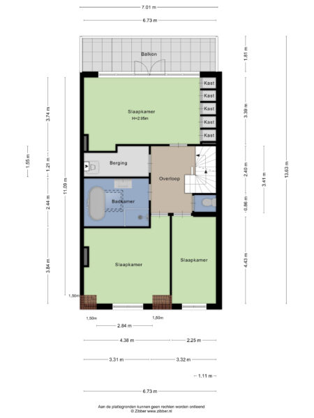 westerhoutstraat 18rd, haarlem – plattegrond 2