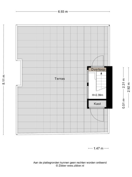westerhoutstraat 18rd, haarlem – plattegrond 5