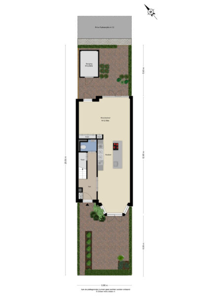 westerhoutpark 52, haarlem – plattegrond 2
