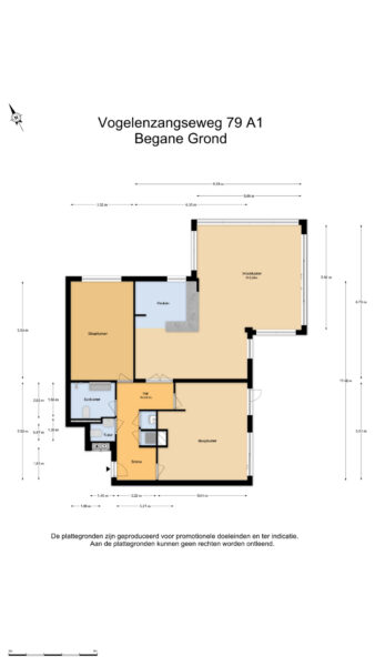 vogelenzangseweg 79a1, vogelenzang – plattegrond 3