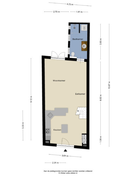 nieuw heiligland 8, haarlem – plattegrond 2