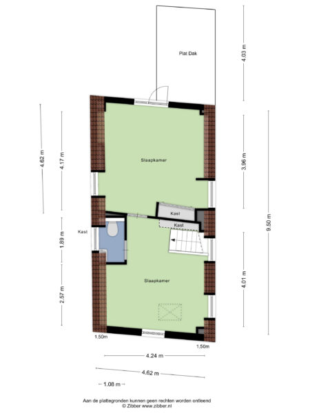 nieuw heiligland 8, haarlem – plattegrond 3