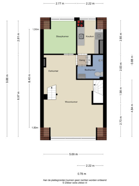 House layout with room dimensions and labels.