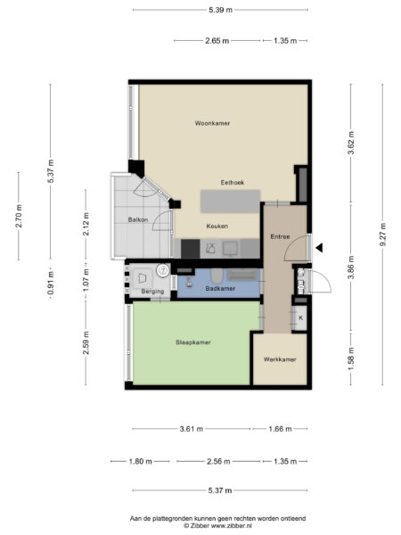 van leeuwenhoekstraat 5 0006, haarlem – plattegrond