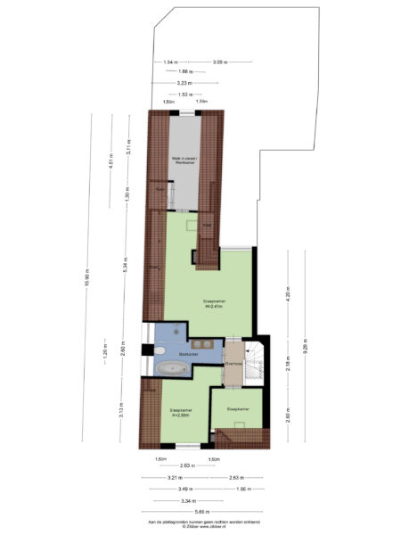zijlweg 33a, haarlem – plattegrond 3