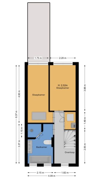 hogeweg 7, bussum – plattegrond 3