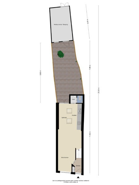 zuider buiten spaarne 158, haarlem – plattegrond