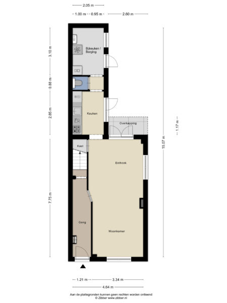 gasthuislaan 40, haarlem – plattegrond