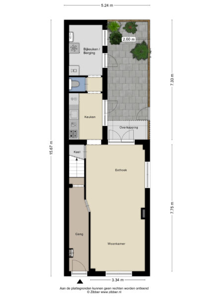 gasthuislaan 40, haarlem – plattegrond 2