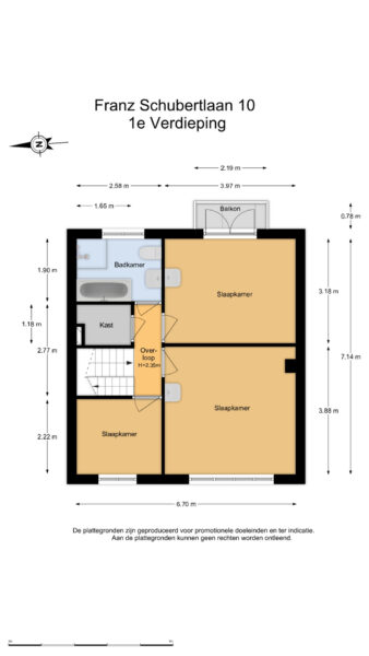 franz schubertlaan 10, heemstede – plattegrond 4