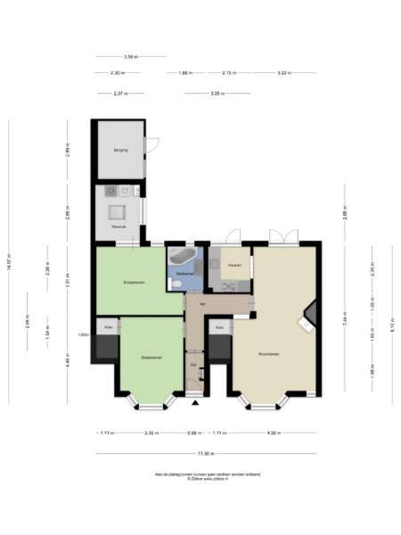 jan gijzenkade 190, haarlem – plattegrond