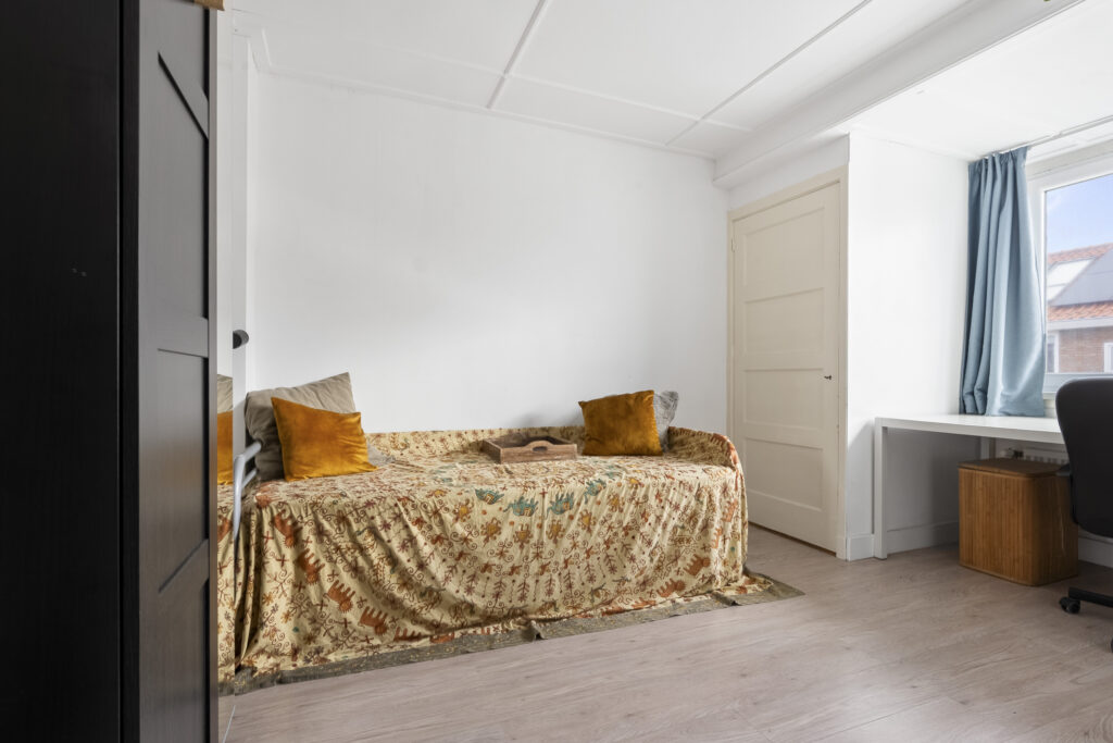 Cozy room with daybed and desk