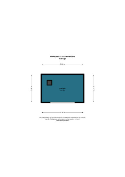 oeverpad 418, amsterdam – plattegrond 3