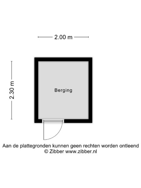 lange hofstraat 21, haarlem – plattegrond