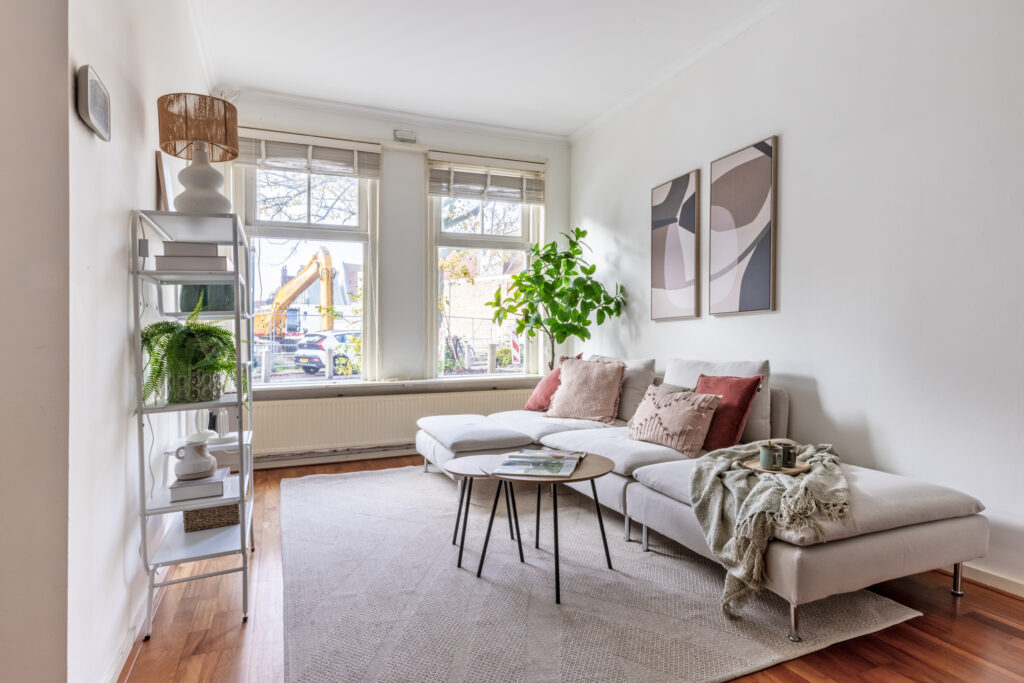 Bright living room with modern décor