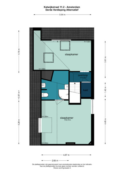 katwijkstraat 11 2, amsterdam – plattegrond 4